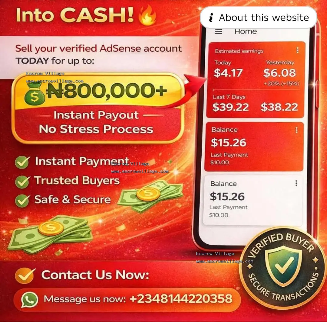 We Buy Google AdSense Accounts