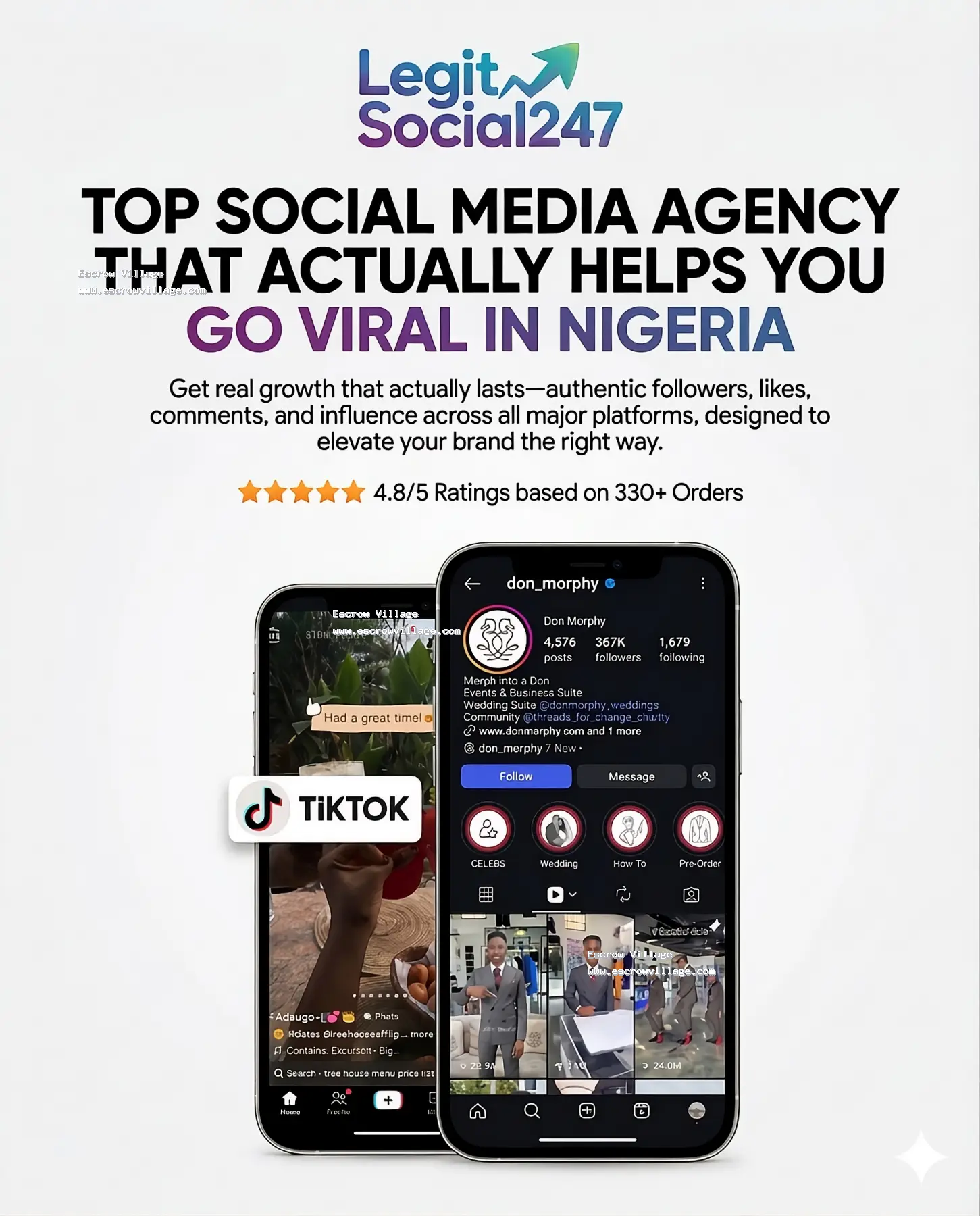 LegitSocial247 - Go BIG or VIRAL in Nigeria Across